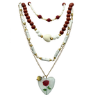 Set di Collane Anima Romantica  in Acciaio Gold