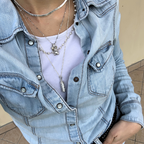 Collana Perle di Fiume Chiara in Argento Silver