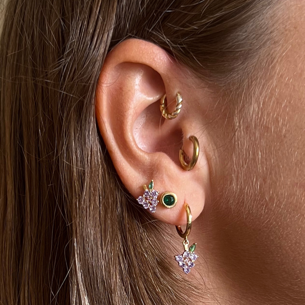 Set Uva in Argento Gold