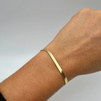 Bracciale Snake in Acciaio Gold - WJ Gioielli