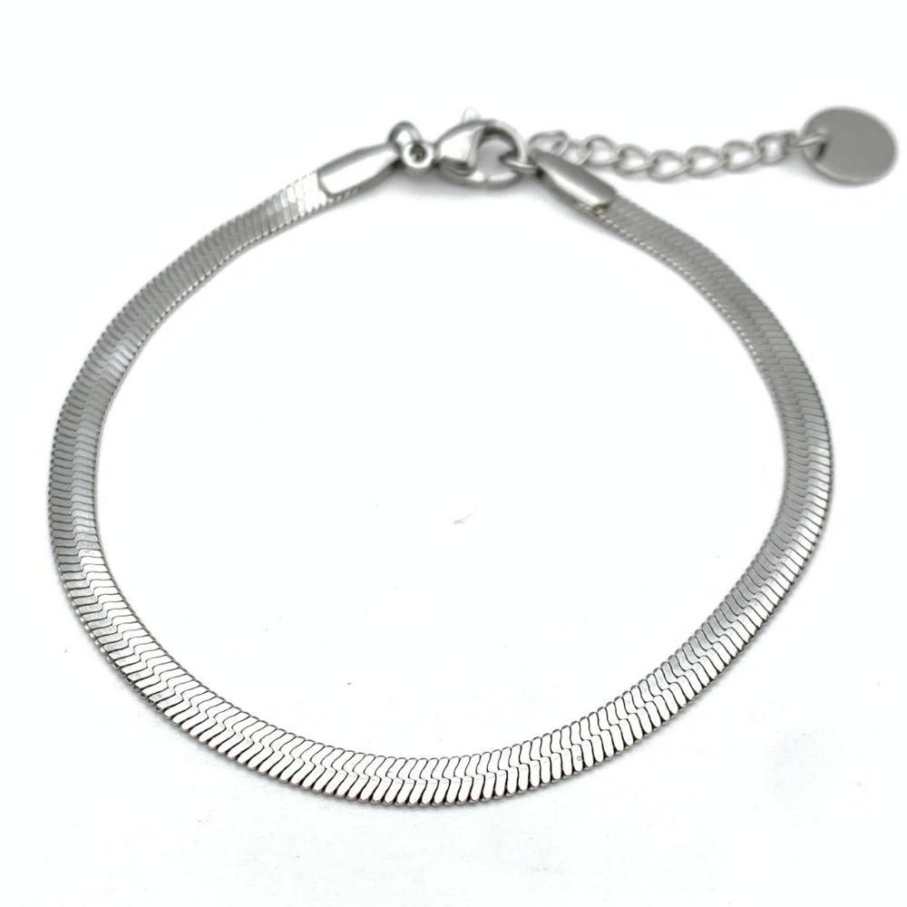 Bracciale Snake in Acciaio Silver - WJ Gioielli