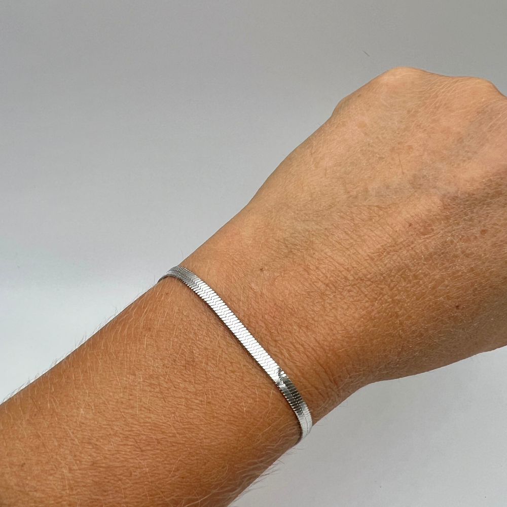 Bracciale Snake in Acciaio Silver - WJ Gioielli