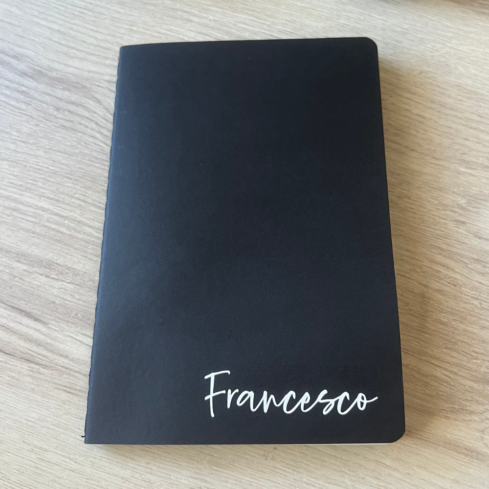 Taccuino Nero Personalizzabile