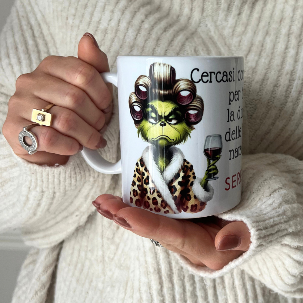 Tazza Grinch Girl Personalizzabile