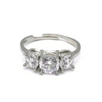 Anello Trilogy in Argento Silver - WJ Gioielli