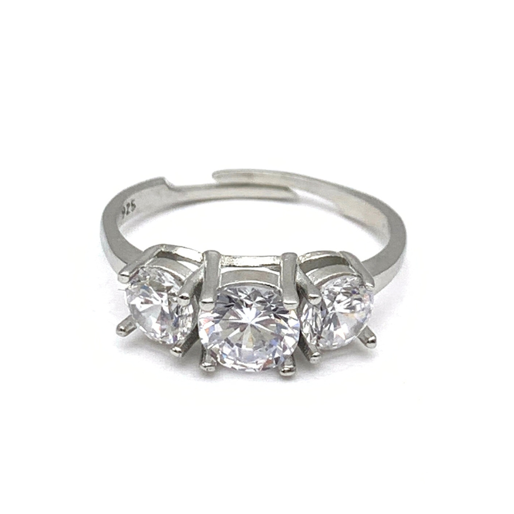 Anello Trilogy in Argento Silver - WJ Gioielli
