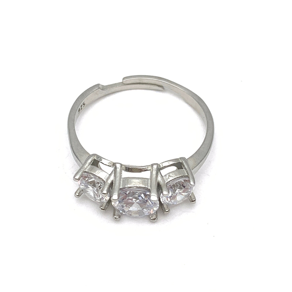 Anello Trilogy in Argento Silver - WJ Gioielli