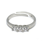 Anello Trilogy Mini in Argento Silver - WJ Gioielli