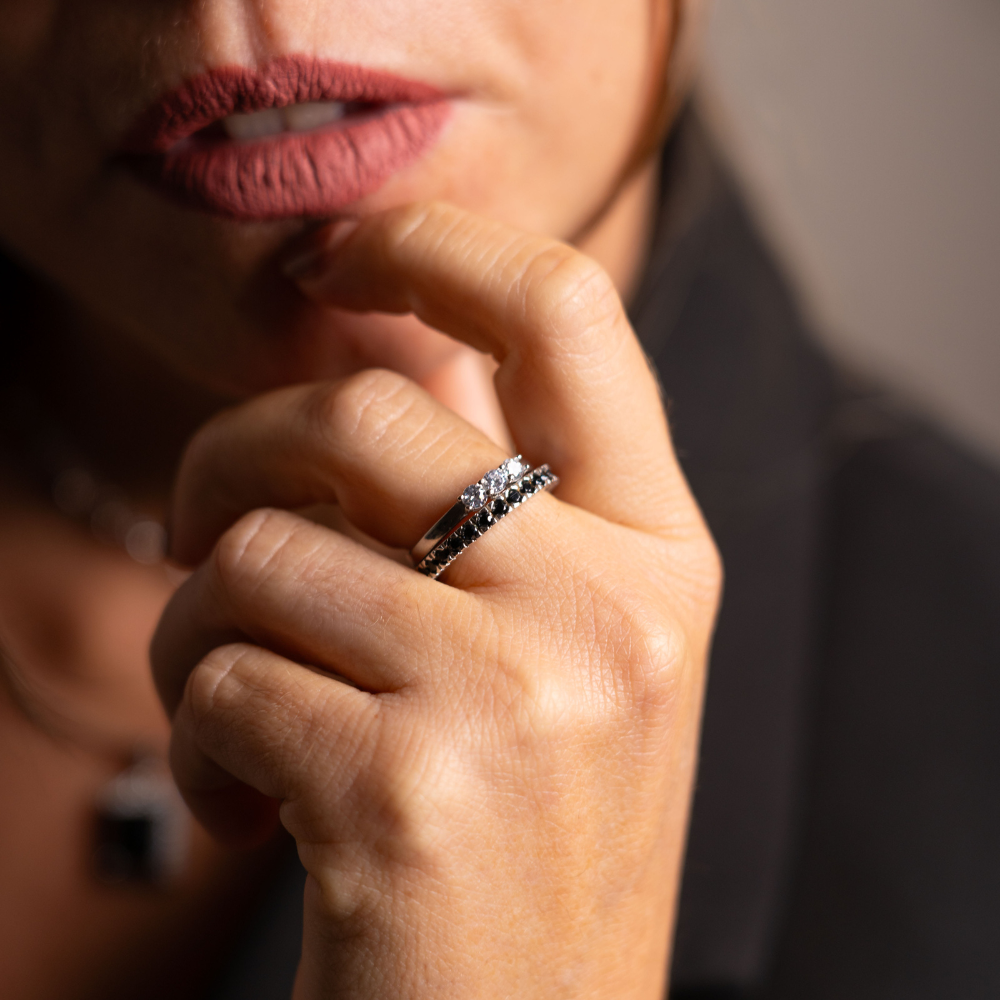 Anello Trilogy Mini in Argento Silver - WJ Gioielli
