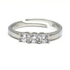 Anello Trilogy Mini in Argento Silver - WJ Gioielli