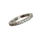 Anello Veretta Zirconia in Argento 925 Silver
