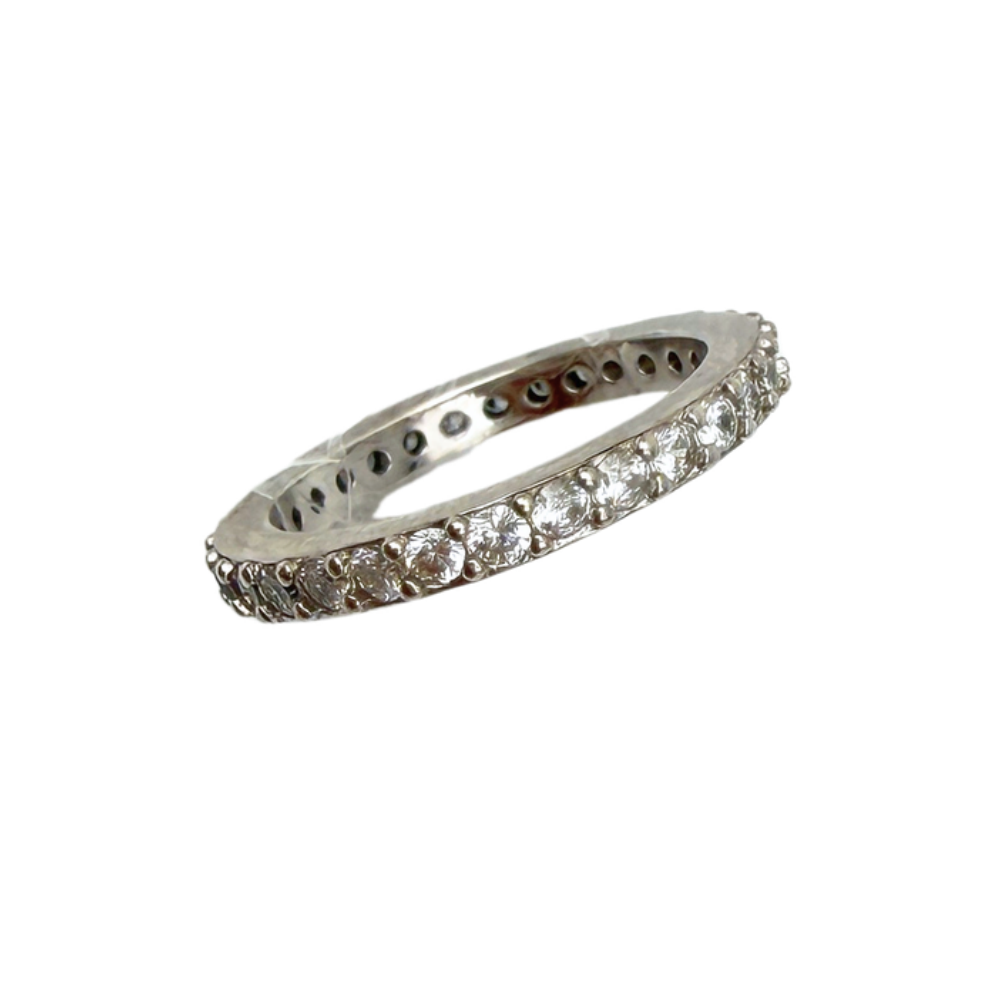 Anello Veretta Zirconia in Argento 925 Silver
