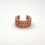 ear cuff in argento 925 placcato oro rosa
